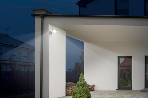26W 1 Flood Lights Outdoor, CCT Integrated LED Security Light Fixture, Head Exterior LED Outdoor Light with Dusk