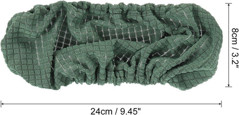 uxcell 4pcs Office Chair Arm Covers, Office Chair Armrest Covers Washable Computer Chair Arm Covers Protectors for Swivel Office Gaming Chair, Green