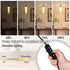 3-Way Dimmable Timmer Setting LALISU Plug-in Pendant Light Rattan Hanging Lamp, Boho Hanging Lights with Woven