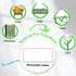 Yoget 42x90mm Large Home Moving Labels, 240 Labels with Color Coded Packing Stickers and Fragile Stickers