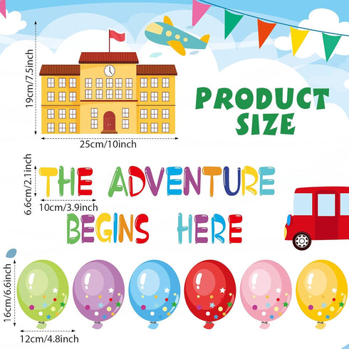 Taobary 67 Pcs Balloon Bulletin Board Decor Balloon School Cut Outs Balloon Themed Teacher Bulletin Board Supplies Balloon Accents Paper Cutouts for Party School Classroom Door Wall