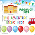 Taobary 67 Pcs Balloon Bulletin Board Decor Balloon School Cut Outs Balloon Themed Teacher Bulletin Board Supplies Balloon Accents Paper Cutouts for Party School Classroom Door Wall