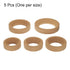 uxcell Lab Flask Support Cork Stand, 100/110/120/140/160mm Diameter Round Bottom Holder for Flasks, 5Pcs
