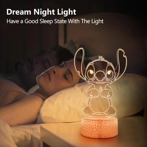 Light,16 Light,3D AIHYING Cool Night Color Night LED Lamp with Smart Remote Control,Boy Gifts for Children's Room