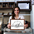 Dry Erase White Board, Magnetic Surface for Office, School, Home, Hanging Board for Decoration, Planning, Memo, 12"x 16"