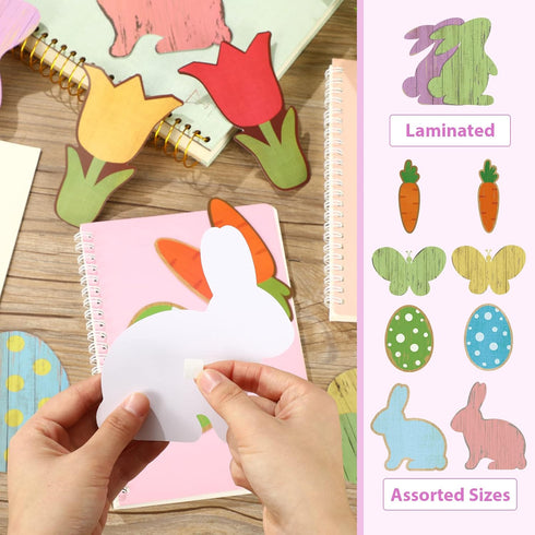 Eaasty 60 Pcs Easter Bulletin Board Decorations, Religious Spring Cutouts for Classroom Spring Decor