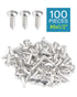100Pcs Heavy Duty #6 x 1/2"(12mm) Phillips Wood Screws - 18-8 (304) Stainless Steel