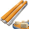 2 Pack Polyurethane Coated Roller with Bracket - Durable Conveyor Rollers for Smooth Material Handling - 1.5" Diameter,