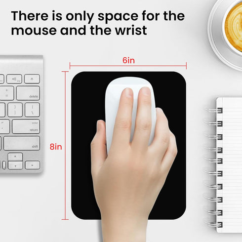 ZYAOTWQZ 6 8 Inch, Small Mouse Pad x Horizontal and Vertical Flexible use. Great for Traveling, Wireless laptops