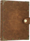 SEEHAN A5 Journal Vintage Binder Notebook, 200 Pages, PU Leather Blank Journal Sketchbook for Writing