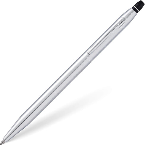 Cross Click Refillable Ballpoint Pen - Medium Point, Black Ink, Chrome - Everyday Gift Box