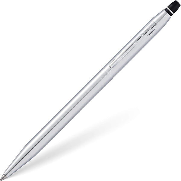 Cross Click Refillable Ballpoint Pen - Medium Point, Black Ink, Chrome - Everyday Gift Box