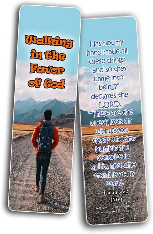 Devotional Bible Verses for Men Bookmarks (60 Pack) - Designed to Inspire Men, Perfect Giveaways for Sunday School