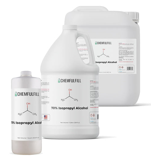 Chemfulfill Isopropyl Alcohol 70% - Concentrated IPA 70% (Gallon (128 fl oz))