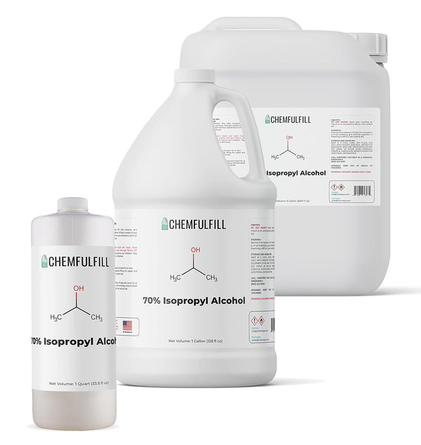 Chemfulfill Isopropyl Alcohol 70% - Concentrated IPA 70% (Gallon (128 fl oz))