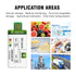 Freshliance 1pack USB Temperature Data Logger Recorder with High Accuracy, PDF and CSV Reports, 60days Cold Chain Fresh