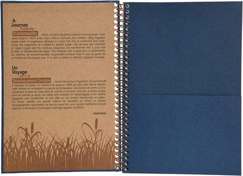 Mintra 100% Recycled Notebooks, Junior Size (6.5in x 9.5in), Solid Set, 3 Pack