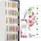 Decorative Laminated Bible Tabs, 100PCS Cute Bible Tabs for Women, 66 Book Tabs, 34 Blank Tabs