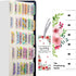 Decorative Laminated Bible Tabs, 100PCS Cute Bible Tabs for Women, 66 Book Tabs, 34 Blank Tabs