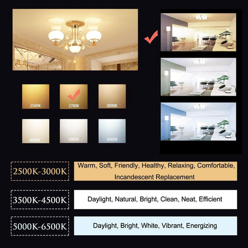 OMAYKEY 2W LED Tubular Bulb, 25W Equivalent, 250 Lumen, 2700K Warm White E26, Dimmable Antique Edison T45, 8 Pack