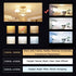 OMAYKEY 2W LED Tubular Bulb, 25W Equivalent, 250 Lumen, 2700K Warm White E26, Dimmable Antique Edison T45, 8 Pack