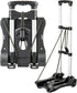 Vsaikeo Small Folding Hand Truck Dolly with 2 Wheels, Lightweight Aluminum Foldable Luggage