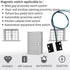 Magnetic Reed Switch Proximity Switch for Industrial Equipment, Normally Open 12V-250V 1A 10W