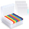 100pcs 2ml Vials with Caps, Plastic Cryogenic Test Tubes with 30pcs 3ML Dropper Pipette