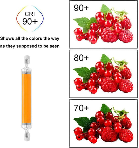 LGWG R7s Bulbs Dimmable 78mm, 150W Bulbs, 10W R7S J78 (3.07 Inch) T3 R7S 78mm,4Pack LED Led Replacement for Halogen