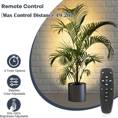 18W 3000K-65000K Dimmable 1Pack LED Floor Lamp Super Bright Floor Lamps for Living Room with Timer and Remote Stepless