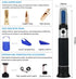 VGVGV 0-80% Brix Refractometer, Handheld Alcohol Refractometer for Spirits Household Liquor Brewing Refractometer