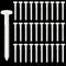 QincLing 30Pcs 3 Inch Vinyl Shutter Fasteners, White Window Shutter Panel Pegs Shutter