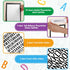 PerKoop 36 Sheets Science Fair Board Supplies, 24 Self Adhesive Presentation Science Subtitles for Classroom Office