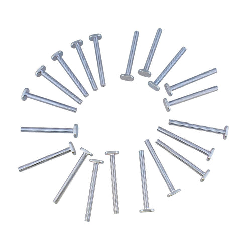 DCT Tee Bolt Set – 20 Pack 2-1/2in T Bolts for Woodworking, T Track Bolts, 1/4in 20 Thread