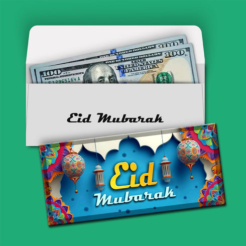 exciting Lives set 10 Eid Envelops of - Money Envelopes Eid Gifts Cards Holders for Ramadan Eid Al-Fitr Gifts Greeting