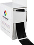 ChromaLabel 1 x 3 Inch Permanent Color Code Rectangle Labels, 100 Stickers per Dispenser Box, Black