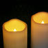 Outdoor Waterproof Battery Operated 3'' x 7'' Flameless Pillar Candle with Timer for Wedding Party Halloween