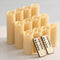Enido Flameless Candles Led Candles Pack of 12 Battery Candles (D2.15'' x