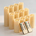 Enido Flameless Candles Led Candles Pack of 12 Battery Candles (D2.15'' x