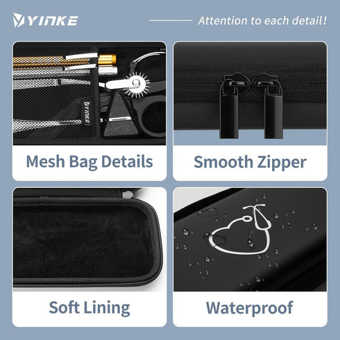 Yinke 3M Stethoscope Case for Littmann Classic III, Lightweight II S.E, MDF Acoustica Deluxe Stethoscopes, Extra Room