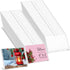 Yalikop 50 Pack Acrylic Sign Holder 4x6 Bulk Slanted Back Acrylic Holder