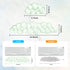 Gel Cloud Keyboard and Mouse Wrist Rest, Cute Wrist Support and Arm Support Keyboard Rest for Keyboard and Mouse Typing
