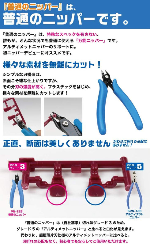 GodHand Nipper PN-125 GH-PN-125 for Plastic Models by GodHand