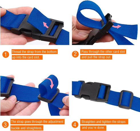 Premium Utility Straps with Quick Release Buckle Adjustable Short Nylon Tie Down Straps for Camping Gear, Sleeping Bags