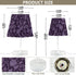 3 ALAZA Bedside Lamp Purple Flower Paisley Table Lamp for Bedroom Desk Lamp with USB Port LED Nightstand Color