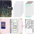 Rnivvi Budget Binder with Floral Zipper Envelopes, A6 Cash Envelopes for Budgeting, PU Leather Money Organizer for Women