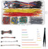Jumper Wire Kit with Preformed Breadboard Jumper Wires, 14 Lengths Assorted + Male to Male Wires + Tweezer