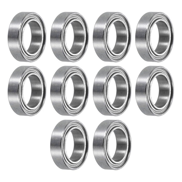 uxcell 10pcs MR117ZZ Miniature Deep Groove Ball Bearings 7x11x3mm for Electric Motor, Home Appliances