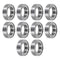 uxcell 10pcs MR117ZZ Miniature Deep Groove Ball Bearings 7x11x3mm for Electric Motor, Home Appliances