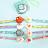 Molang Figure Cartridge Pencil Set, 4pcs Kawaii Korean Stationery, Cute Refillable Mechanical Pencils